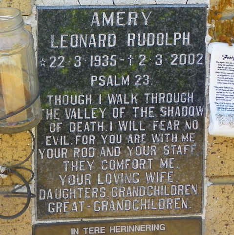 AMERY Leonard Rudolph 1935-2002