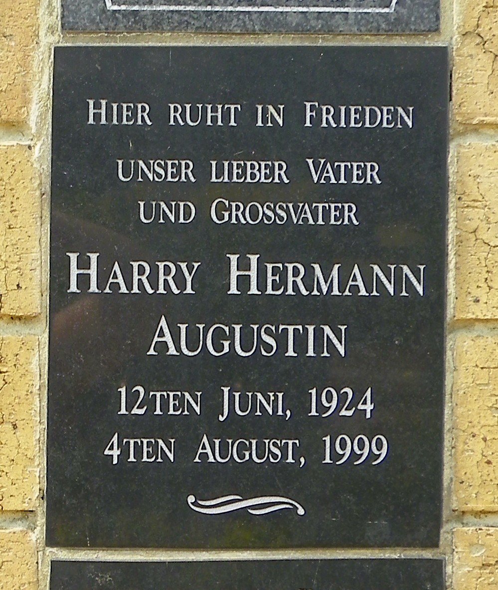 AUGUSTIN Harry Hermann 1924-1999