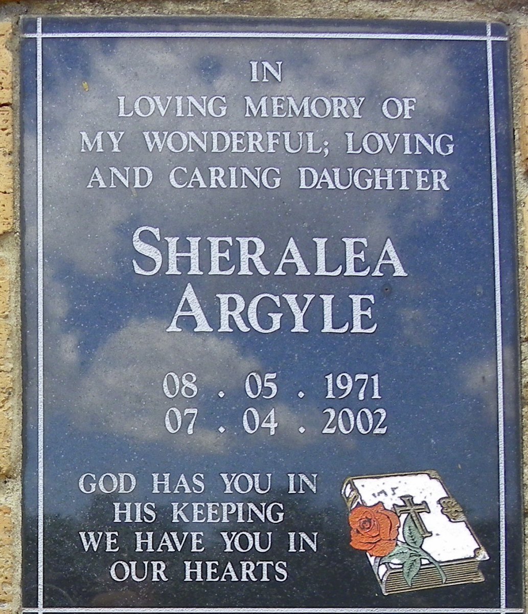 ARGYLE Sheralea 1971-2002