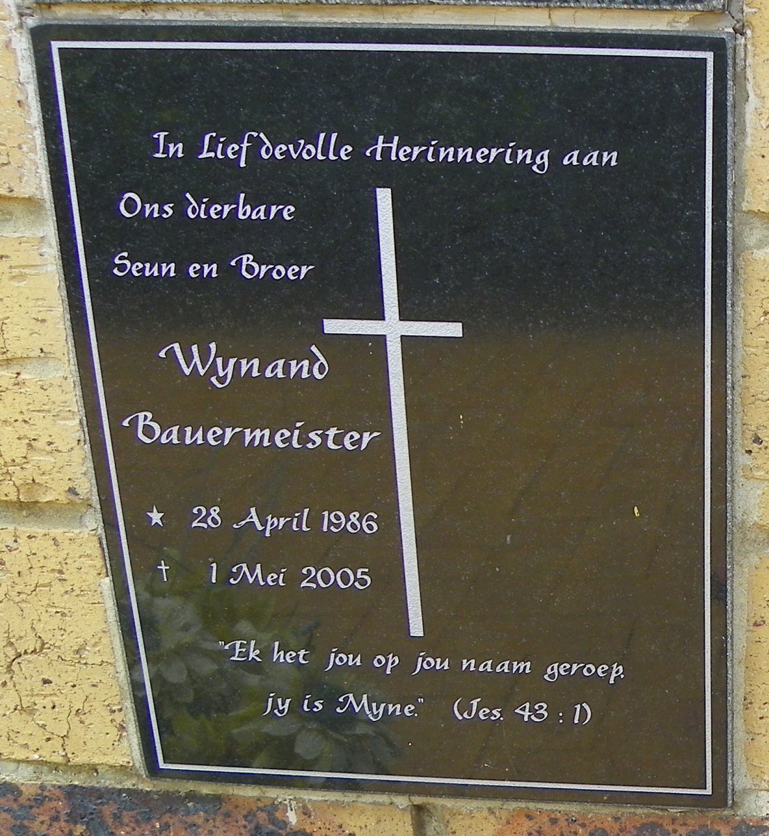 BAUERMEISTER Wynand 1986-2005