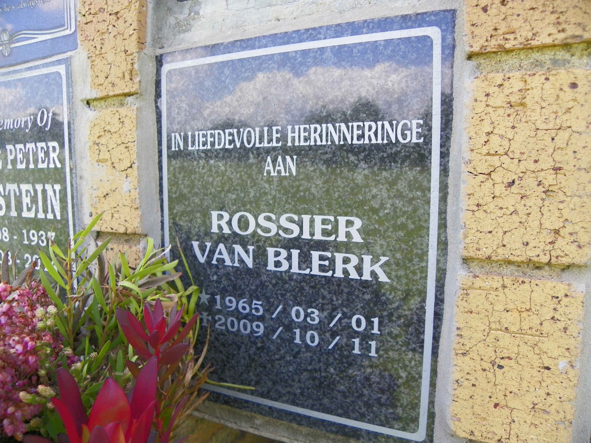 BLERK Rossier, van 1965-2009