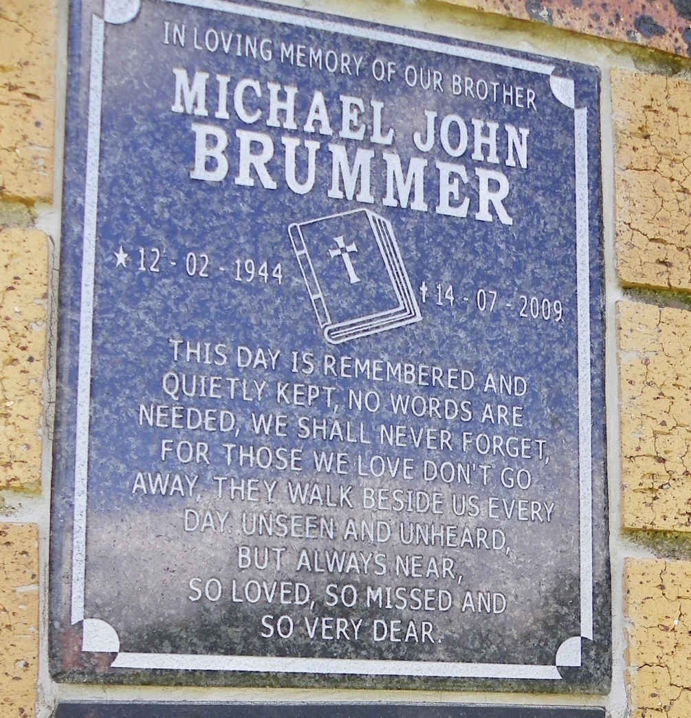 BRUMMER Michael John 1944-2009