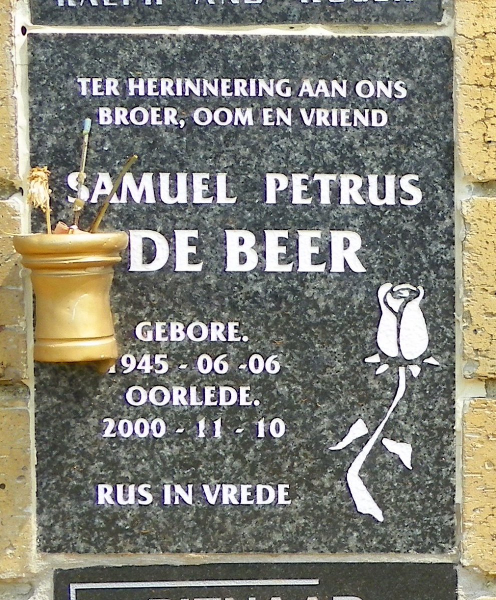 BEER Samuel Petrus, de 1945-2000