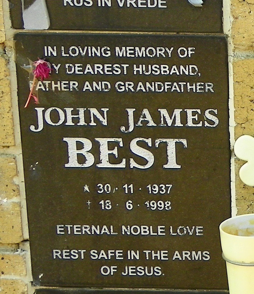 BEST John James 1937-1998