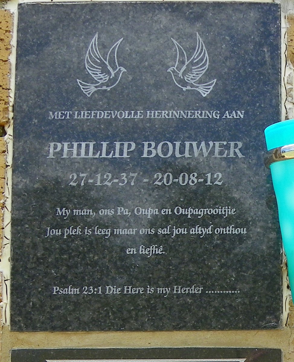 BOUWER Phillip 1937-2012