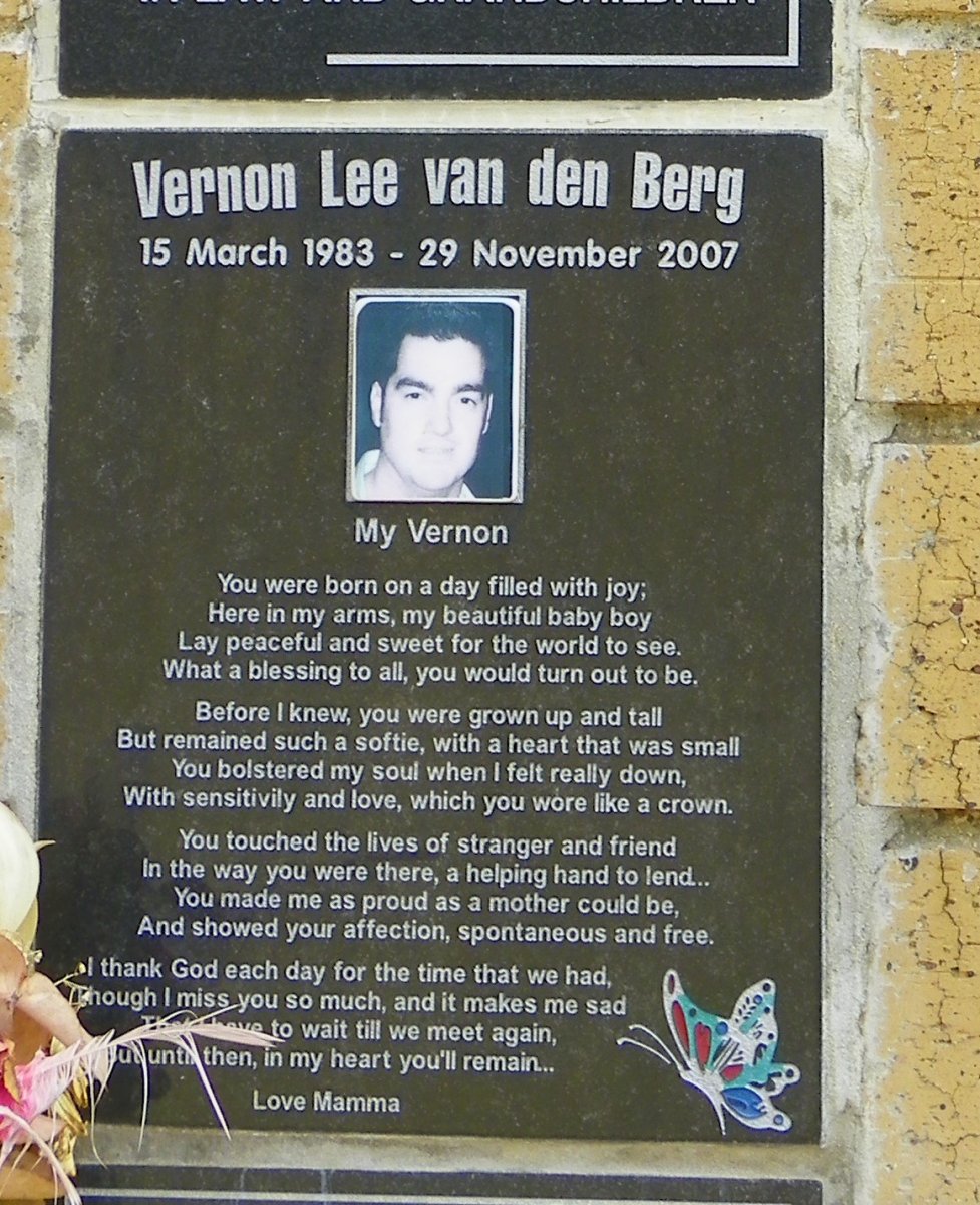 BERG Vernon Lee, van den 1983-2007