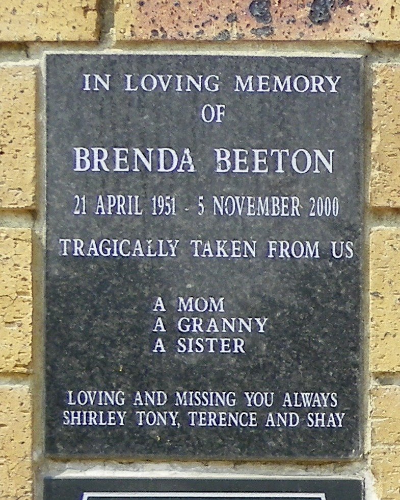 BEETON Brenda 1951-2000