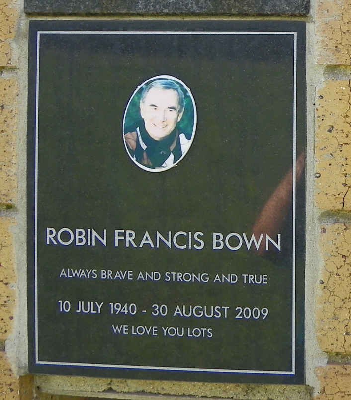 BOWN Robin Francis 1940-2009