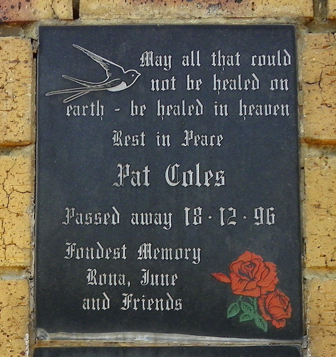 COLES Pat -1996
