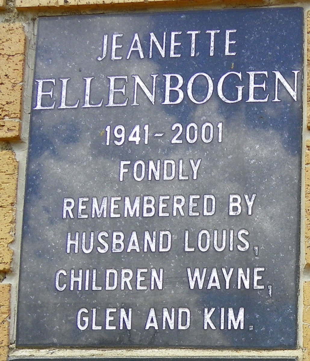 ELLENBOGEN Jeanette 1941-2001