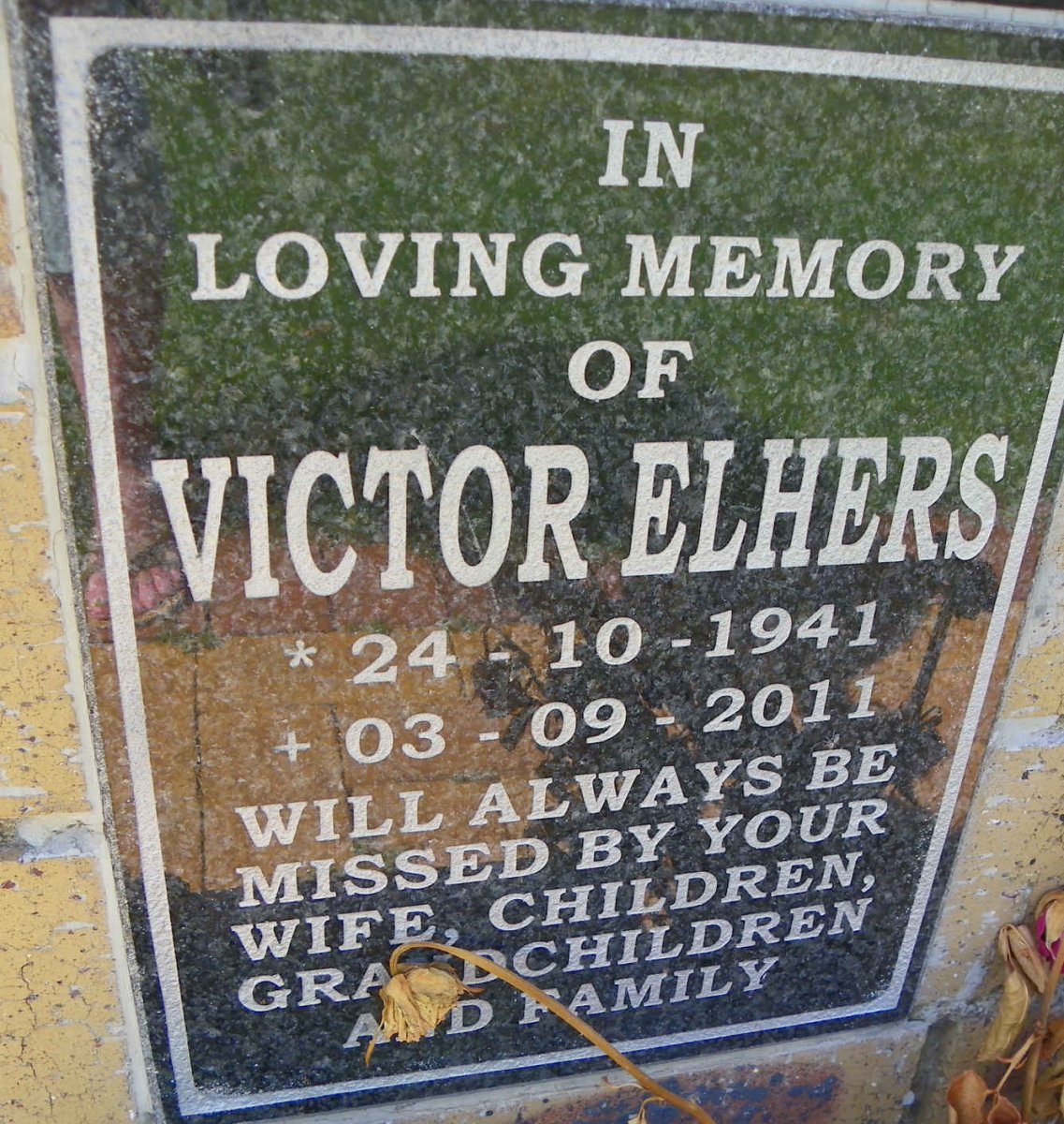 ELHERS Victor 1941-2011
