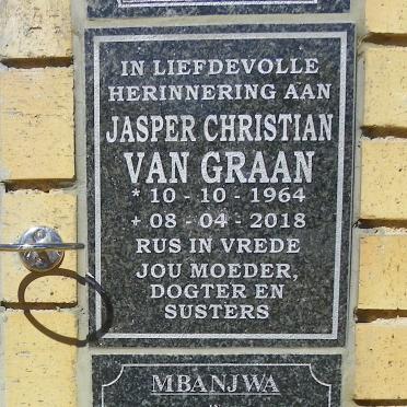 GRAAN Jasper Christian, van 1964-2018
