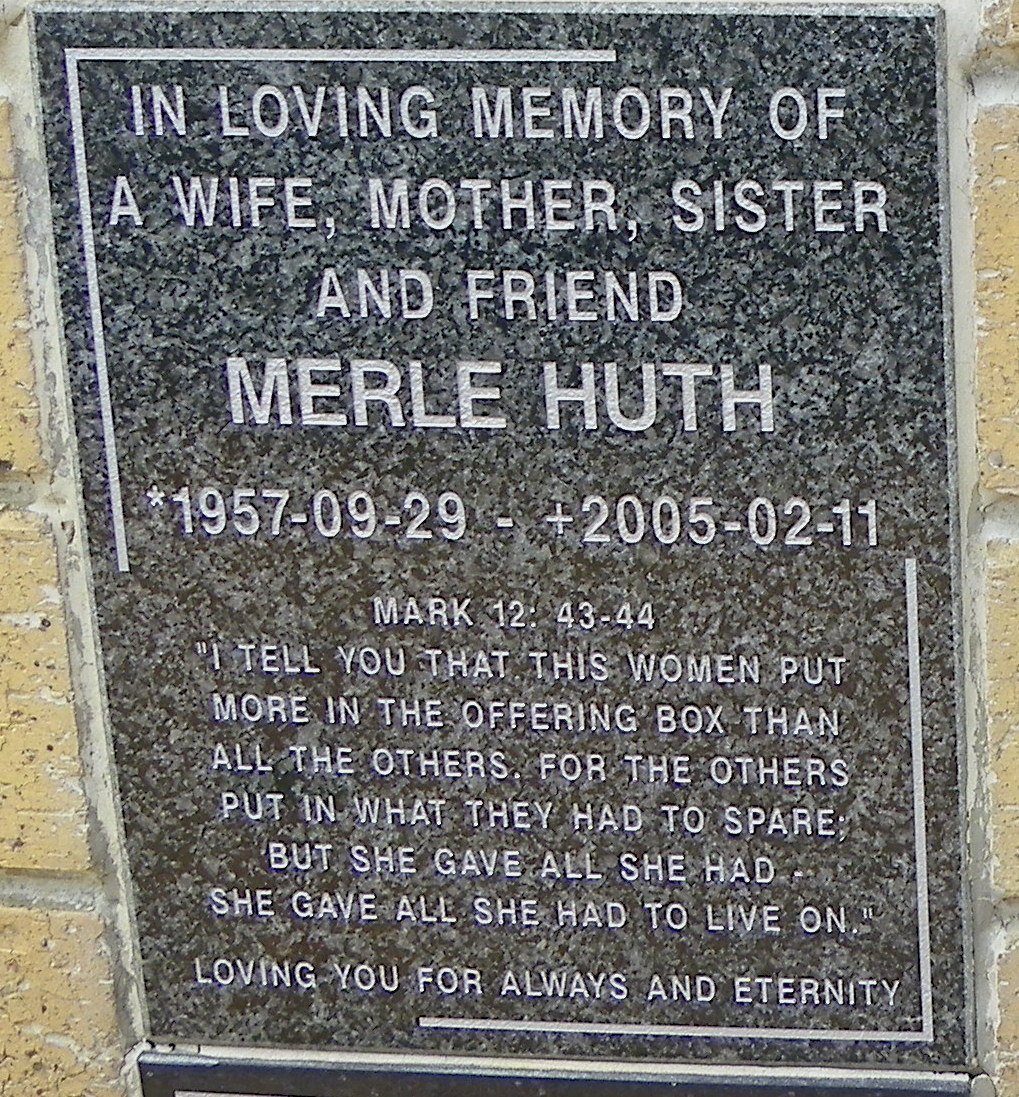 HUTH Merle 1957-2005