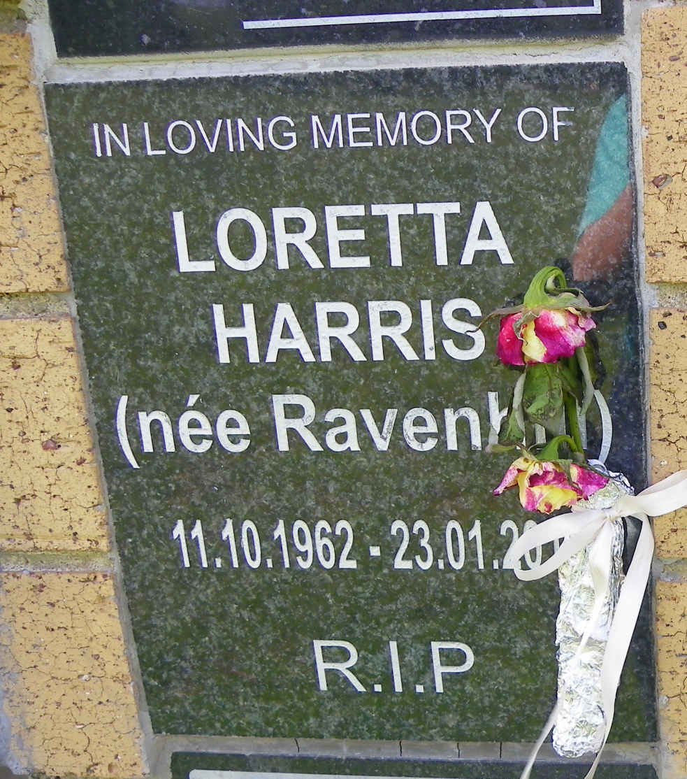 HARRIS Loretta nee RAVENHILL 1962-20??