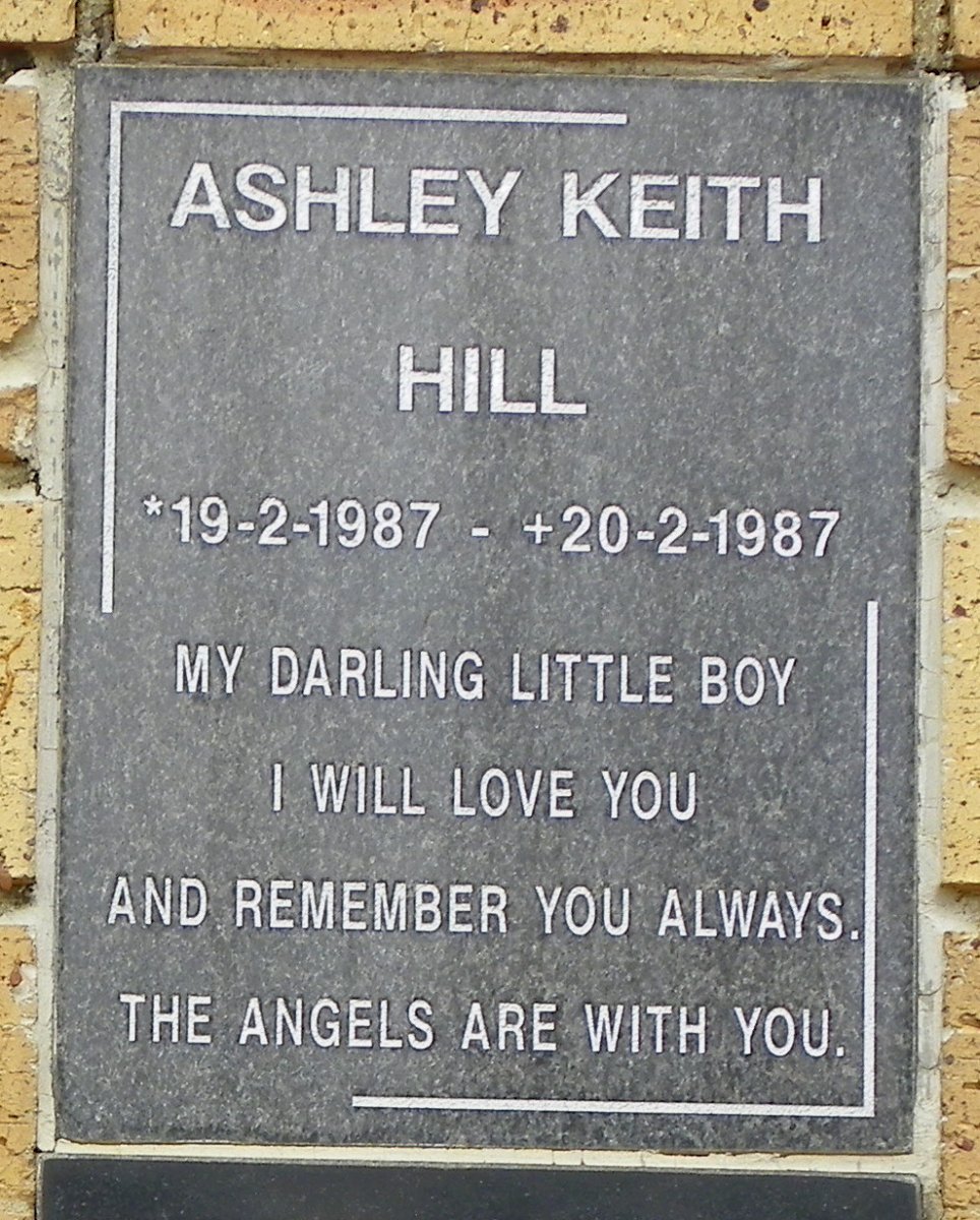 HILL Ashley Keith 1987-1987