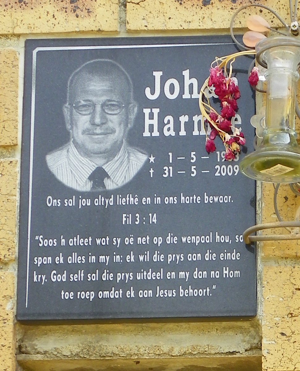 HARMSE Johan 19?3-2009