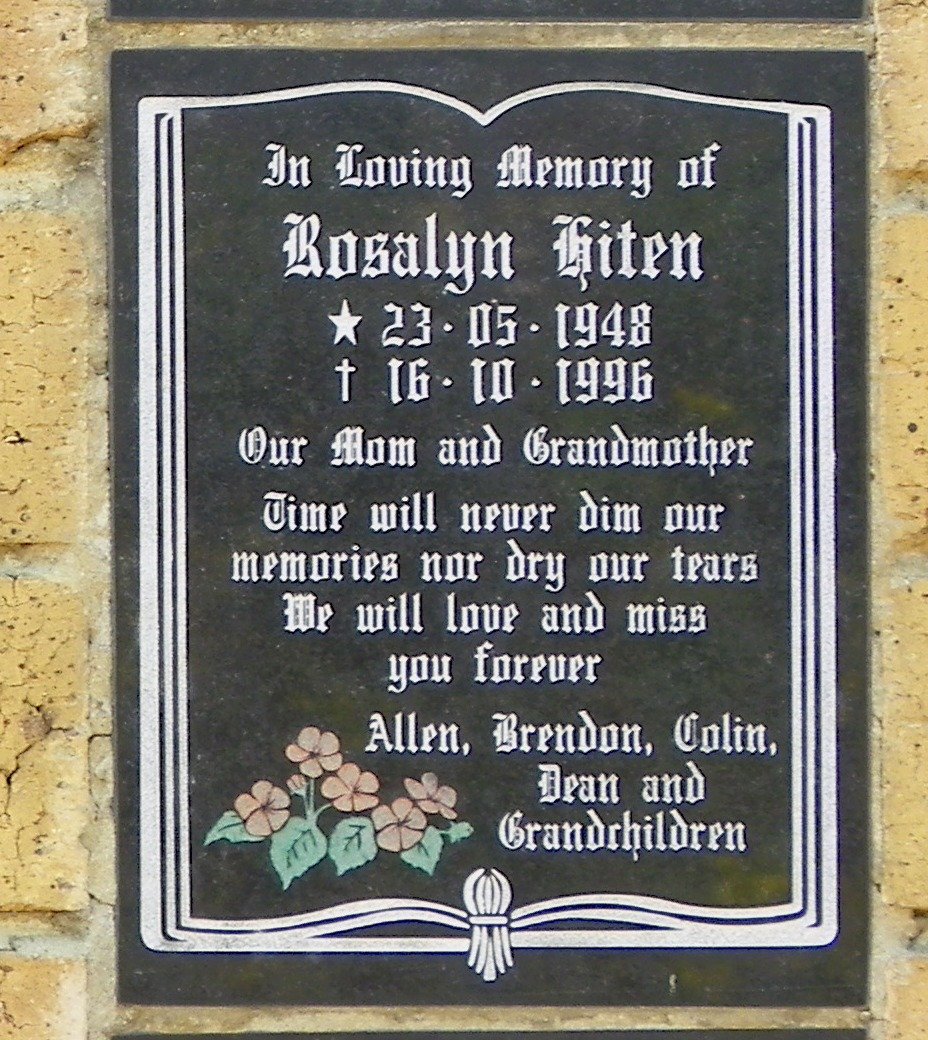 HITEN Rosalyn 1948-1996