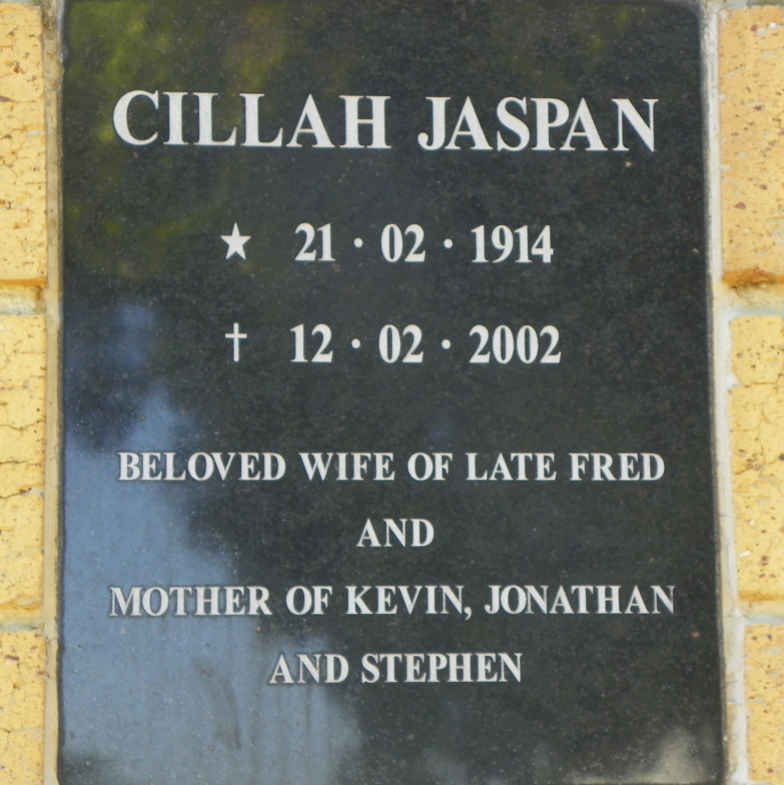 JASPAN Cillah 1914-2002