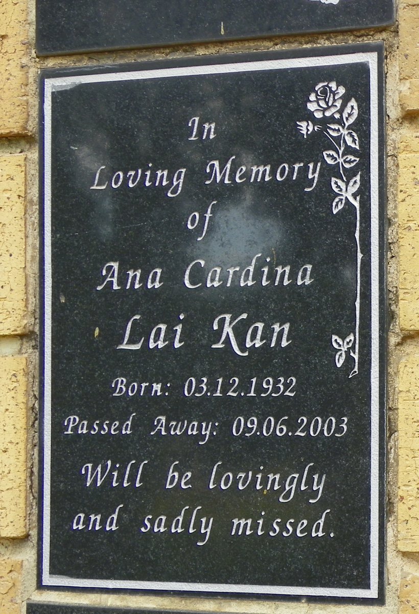 KAN Ana Cardina, LAI 1932-2003