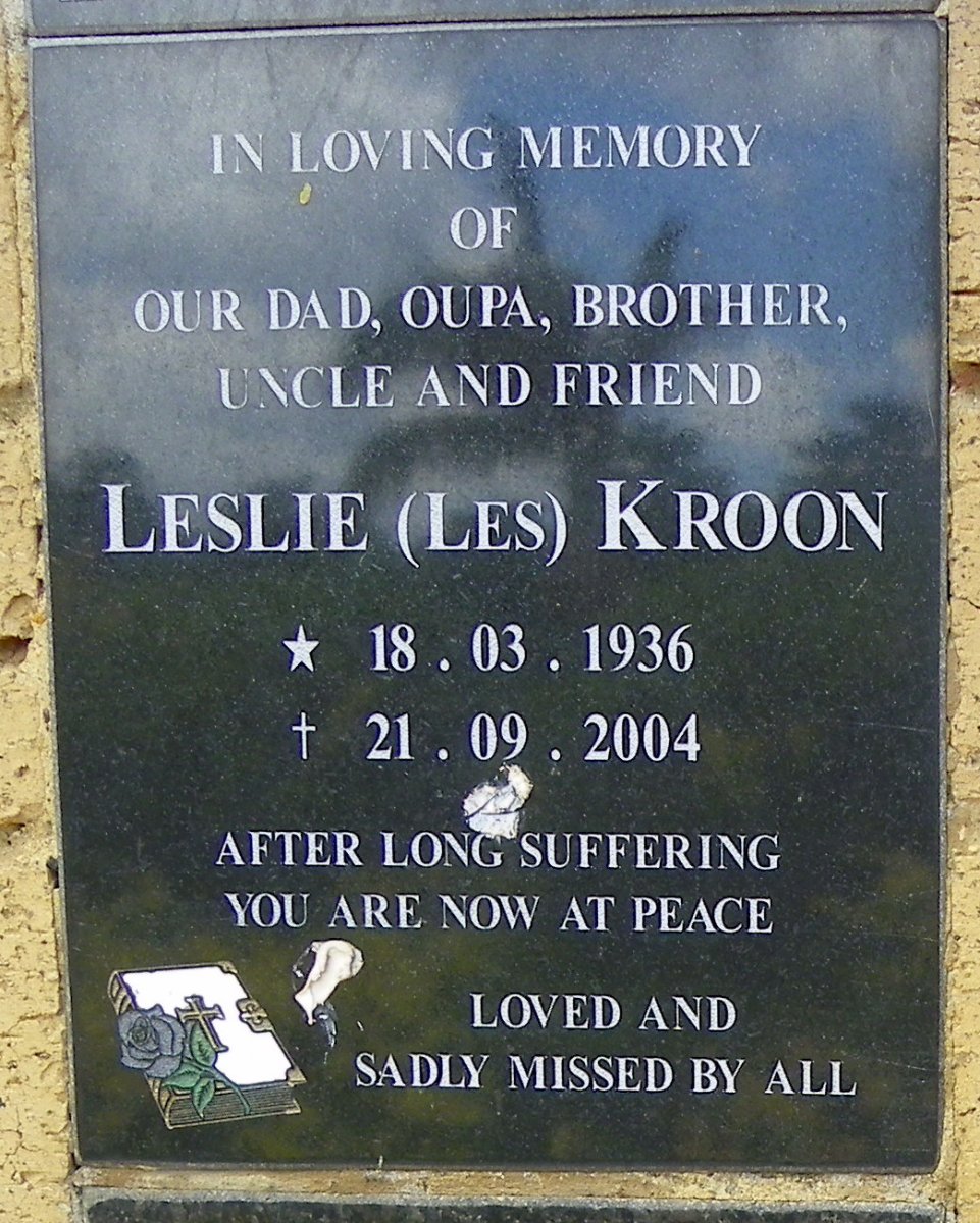 KROON Leslie 1936-2004