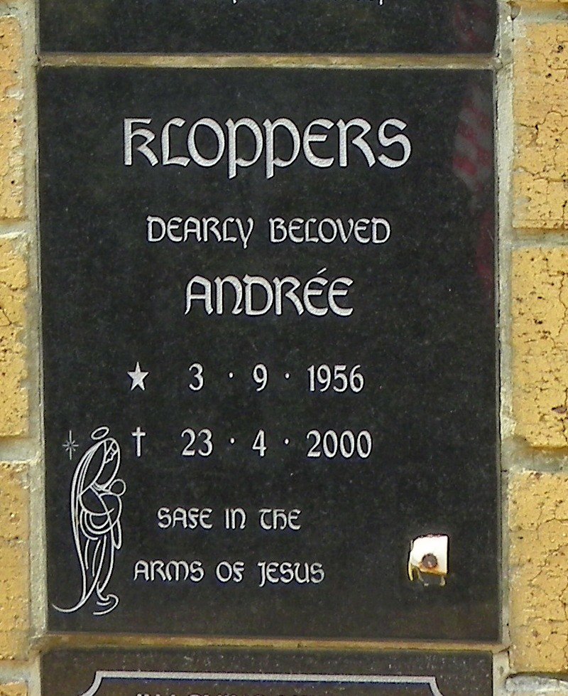 KLOPPERS Andrée 1956-2000
