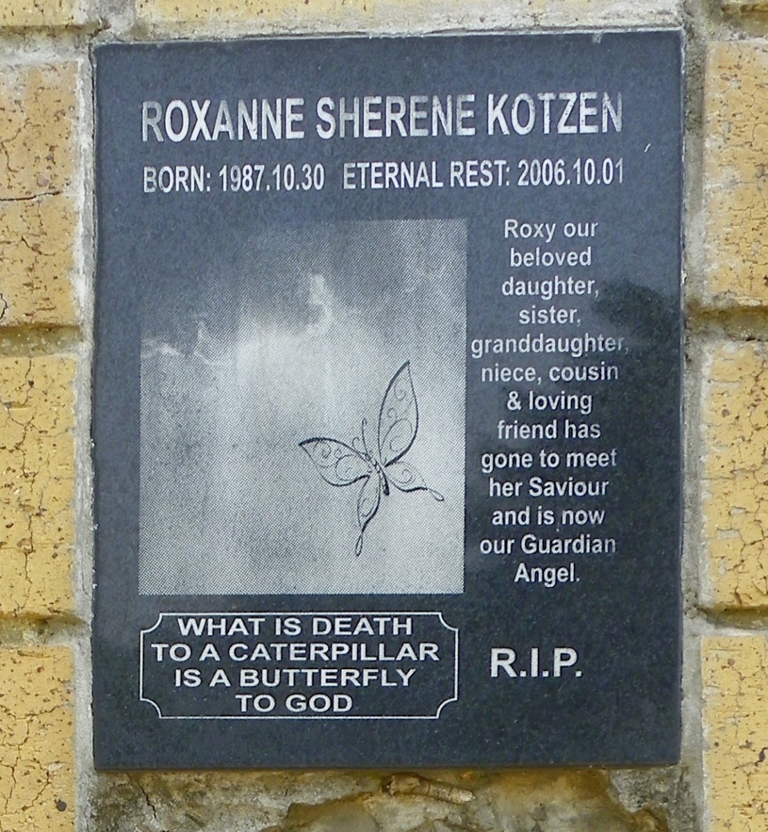 KOTZEN Roxanne Sherene 1987-2006