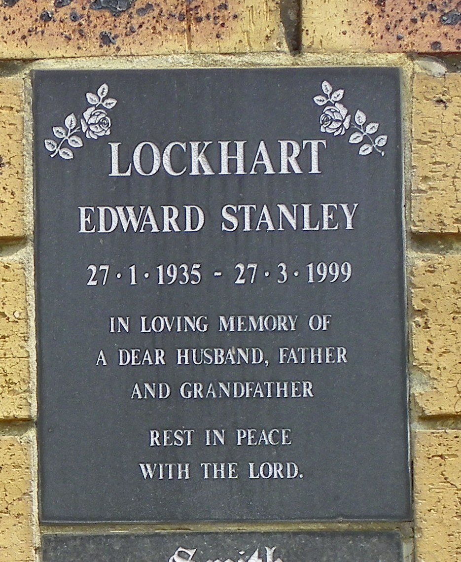 LOCKHART Edward Stanley 1935-1999