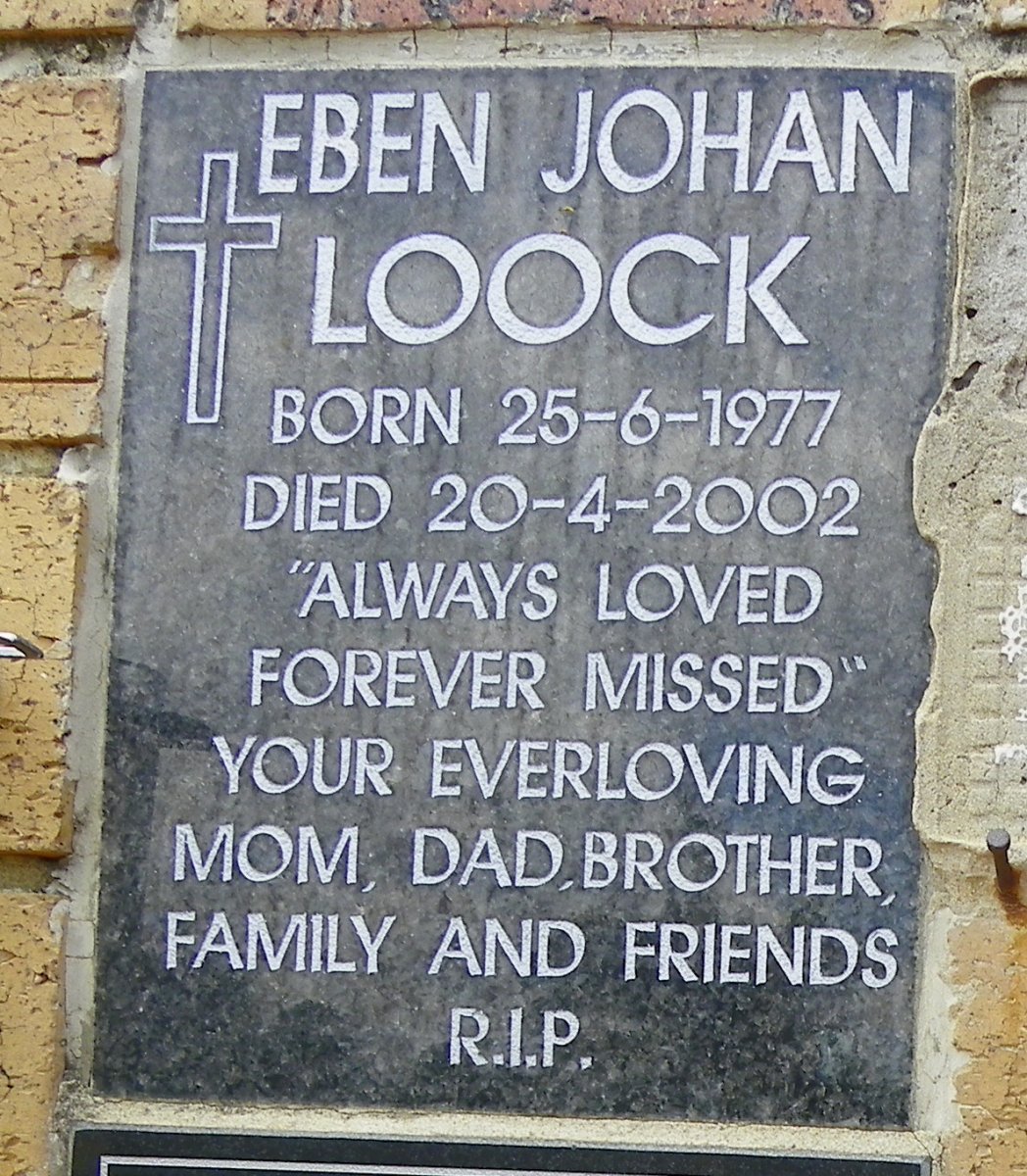 LOOCK Eben Johan 1977-2002