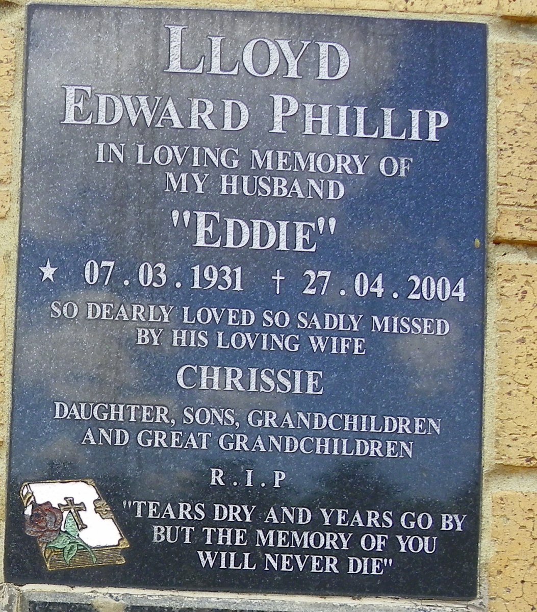 LLOYD Edward Phillip 1931-2004