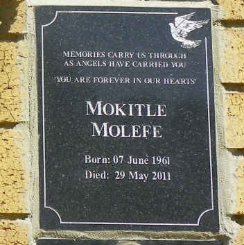 MOLEFE Mokitle 1961-2011