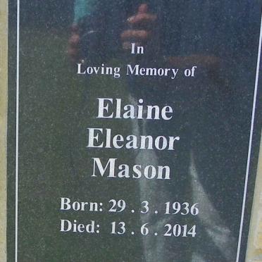 MASON Elaine Eleanor 1936-2014