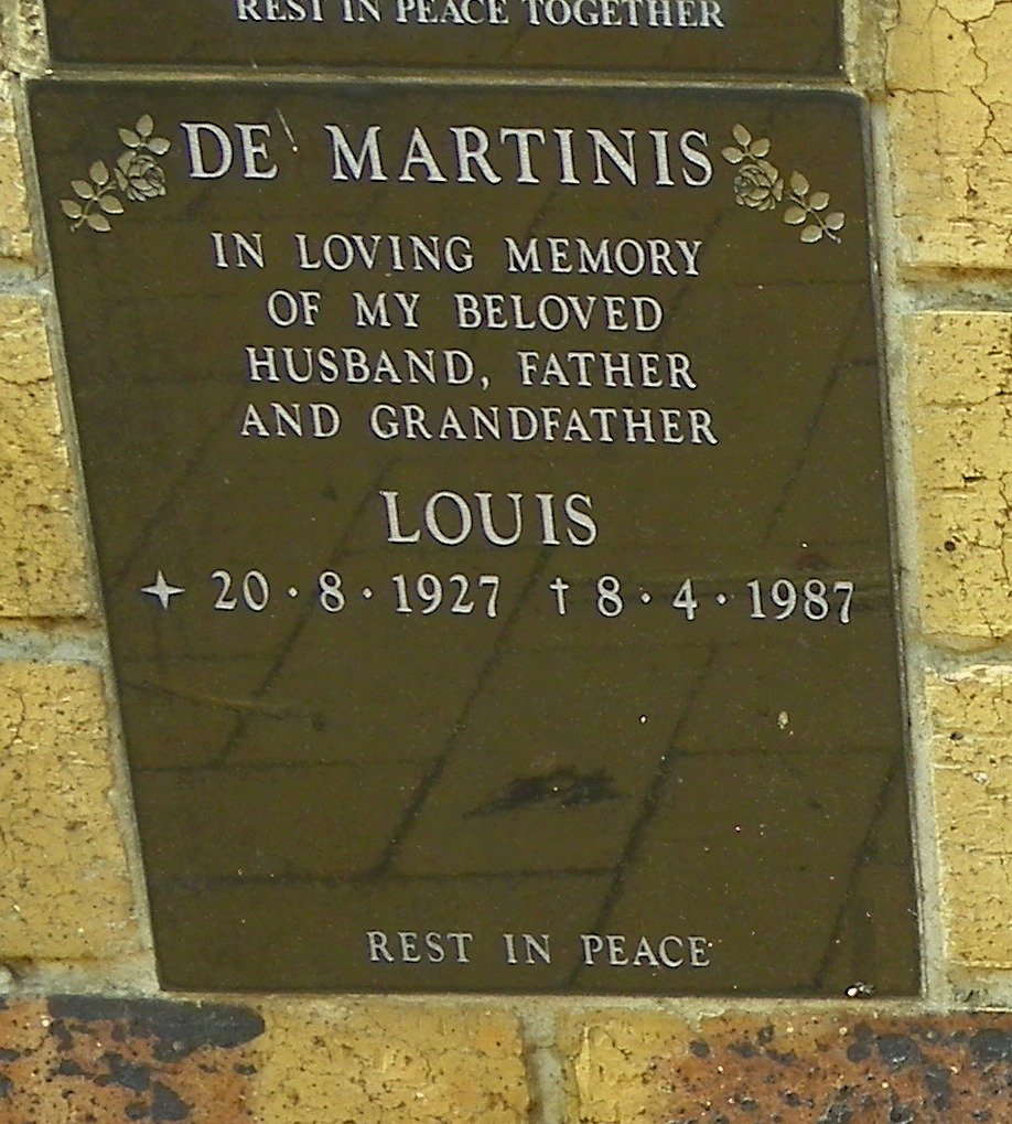 MARTINIS Louis, de 1927-1987