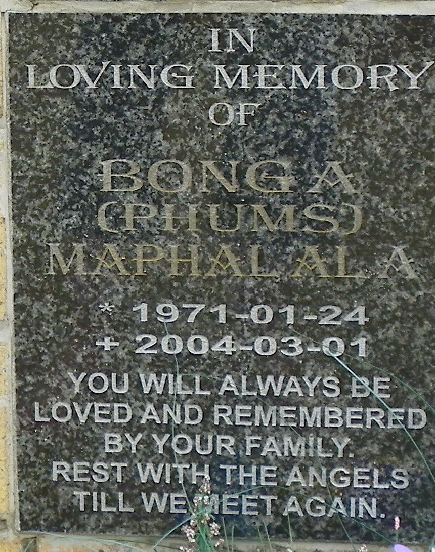 MAPHALALA Bonga 1971-2004