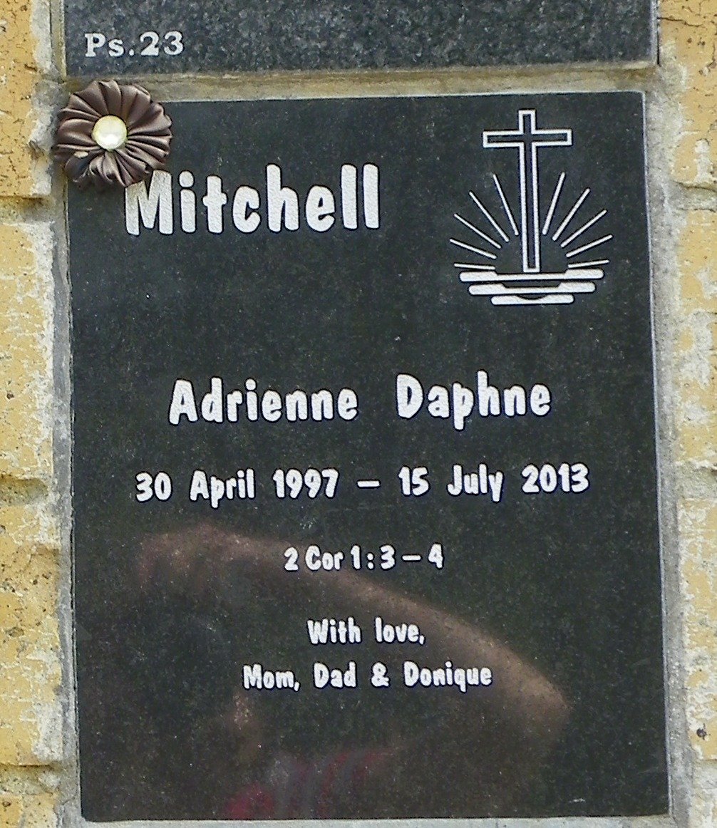 MITCHELL Adrienne Daphne 1997-2013