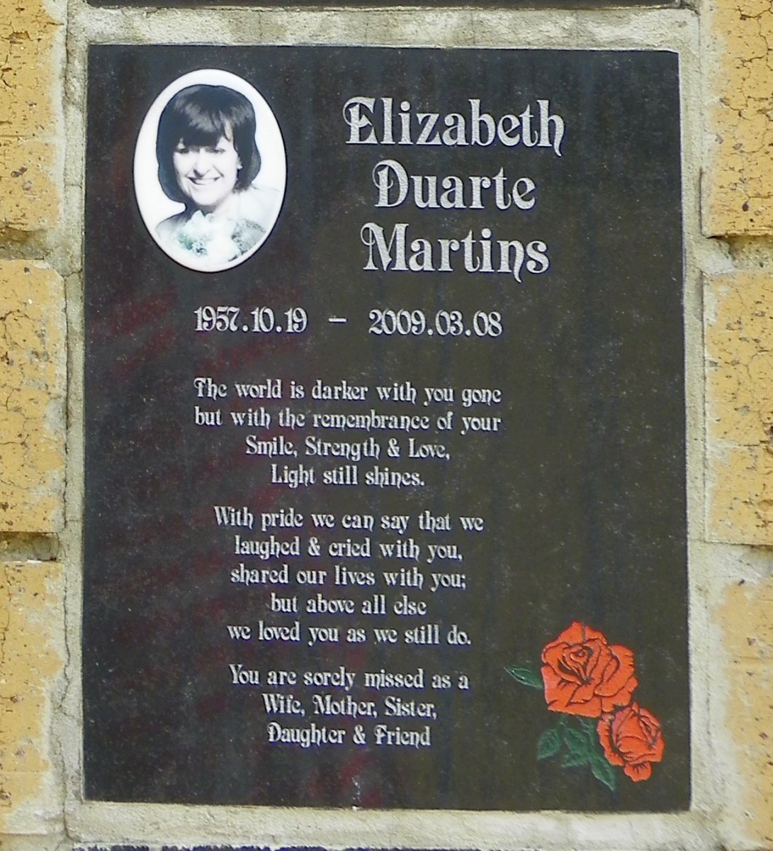 MARTINS Elizabeth Duarte 1957-2009