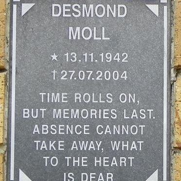 MOLL Desmond 1942-2004