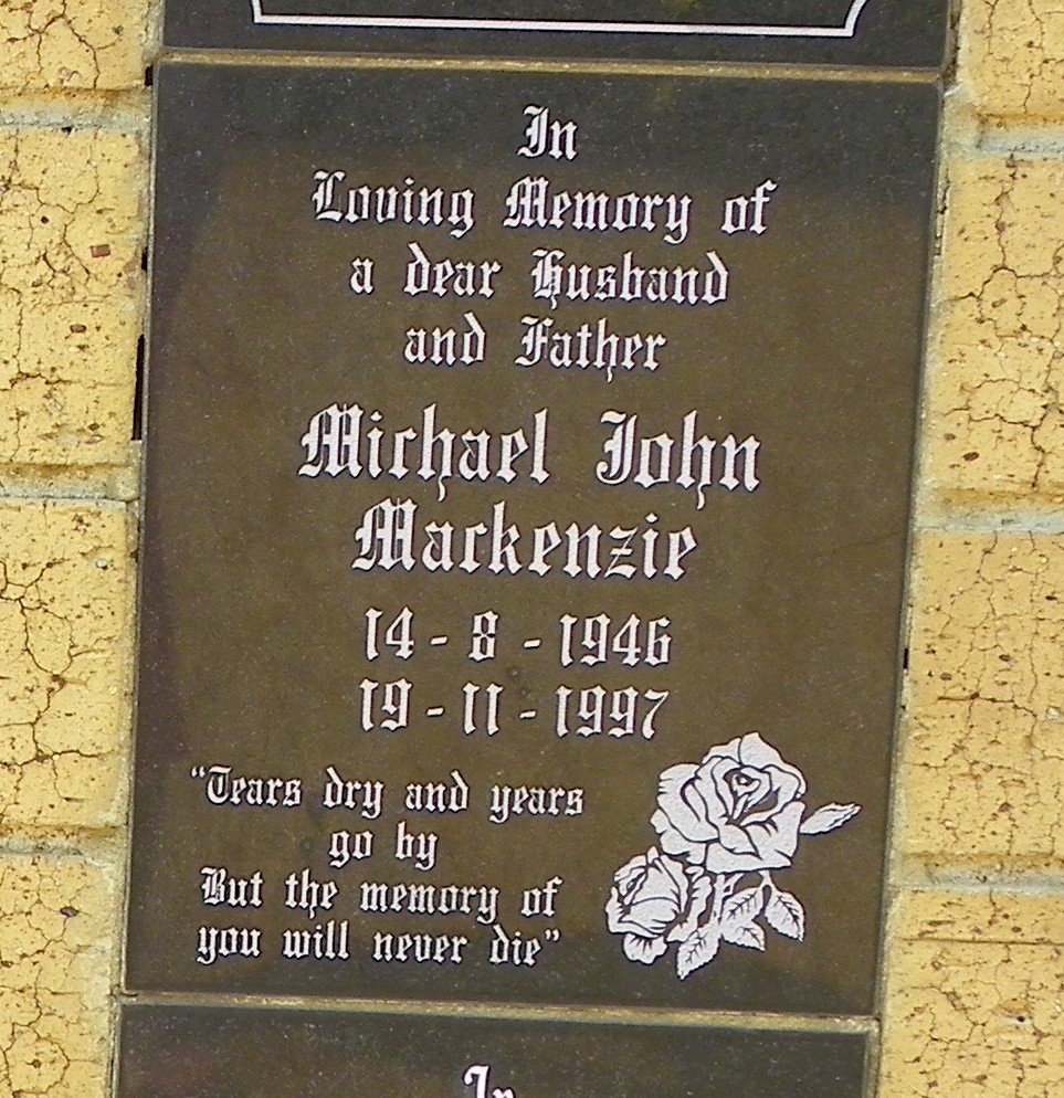 MACKENZIE Michael John 1946-1997