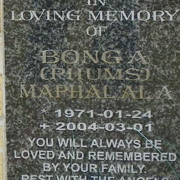 MAPHALALA Bonga 1971-2004