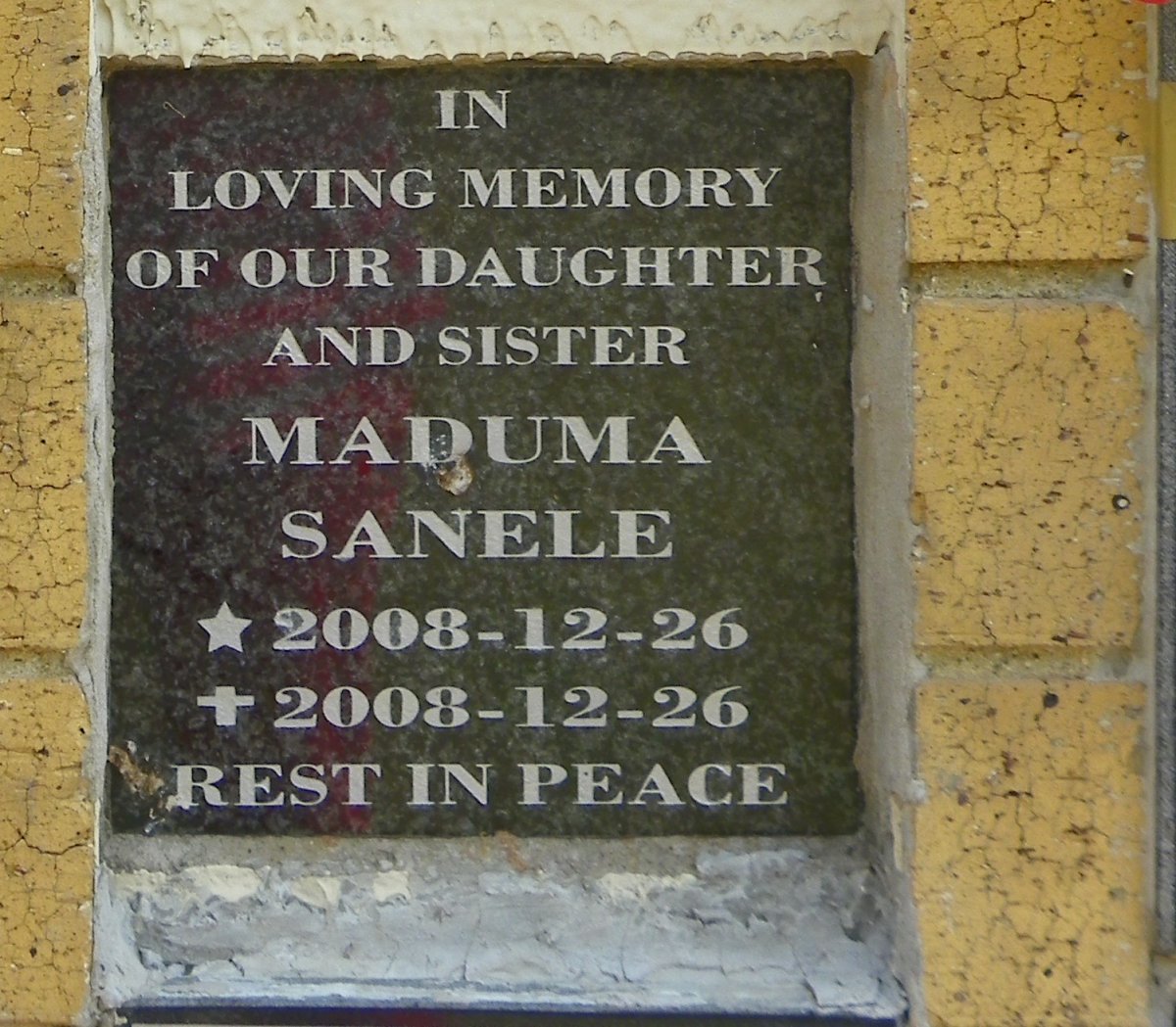 MADUMA Sanele 2008-2008