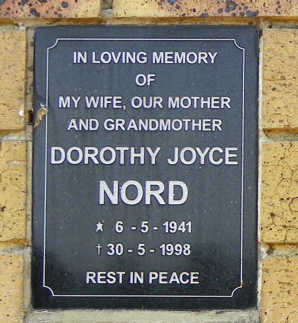 NORD Dorothy Joyce 1941-1998