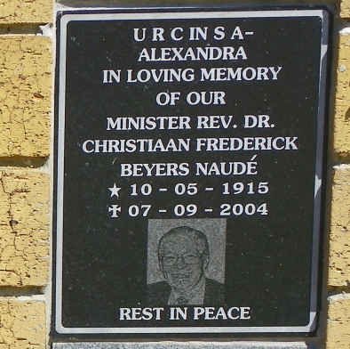 NAUDÉ Christiaan Frederick Beyers 1915-2004