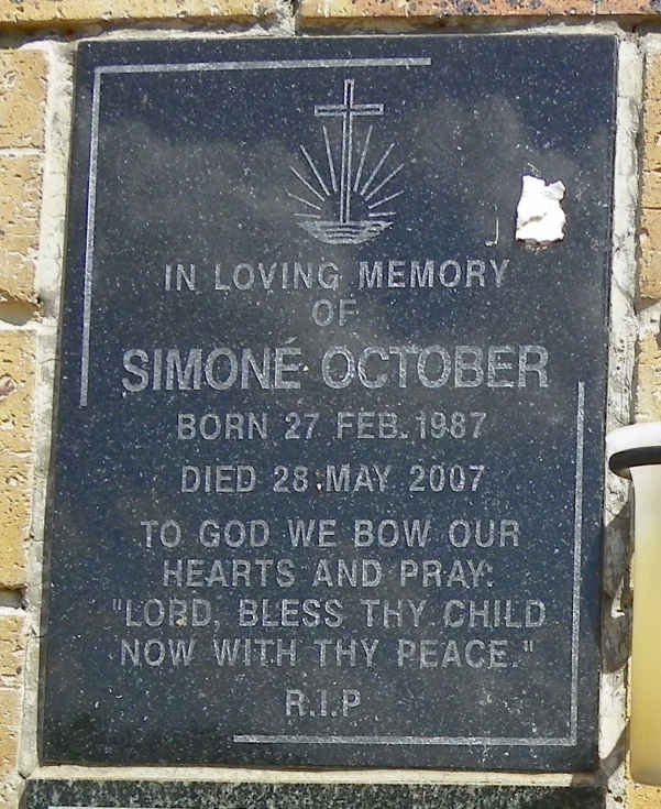 OCTOBER Simoné 1987-2007
