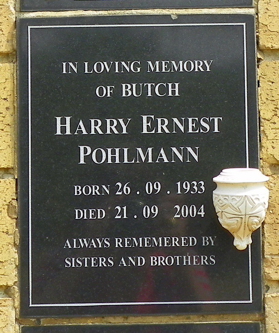 POHLMANN Harry Ernest 1933-2004