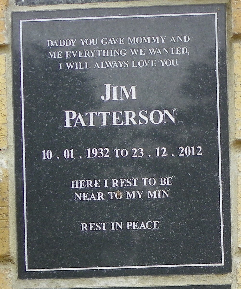 PATTERSON Jim 1932-2012