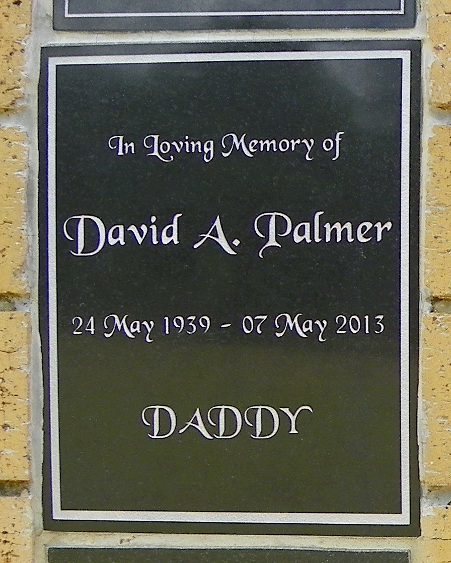 PALMER David A. 1939-2013