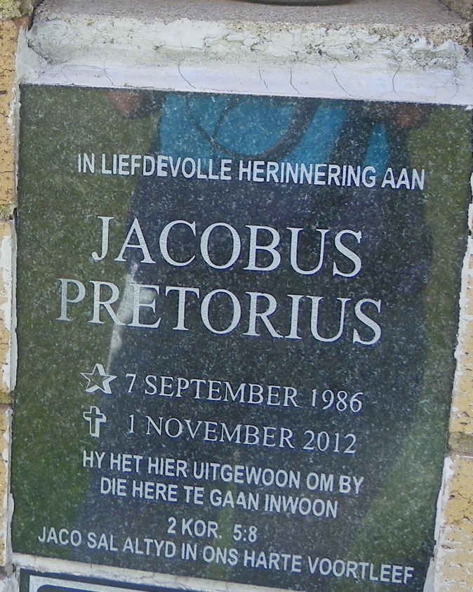 PRETORIUS Jacobus 1986-2012