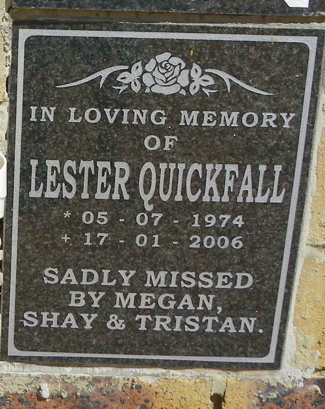 QUICKFALL Lester 1974-2006