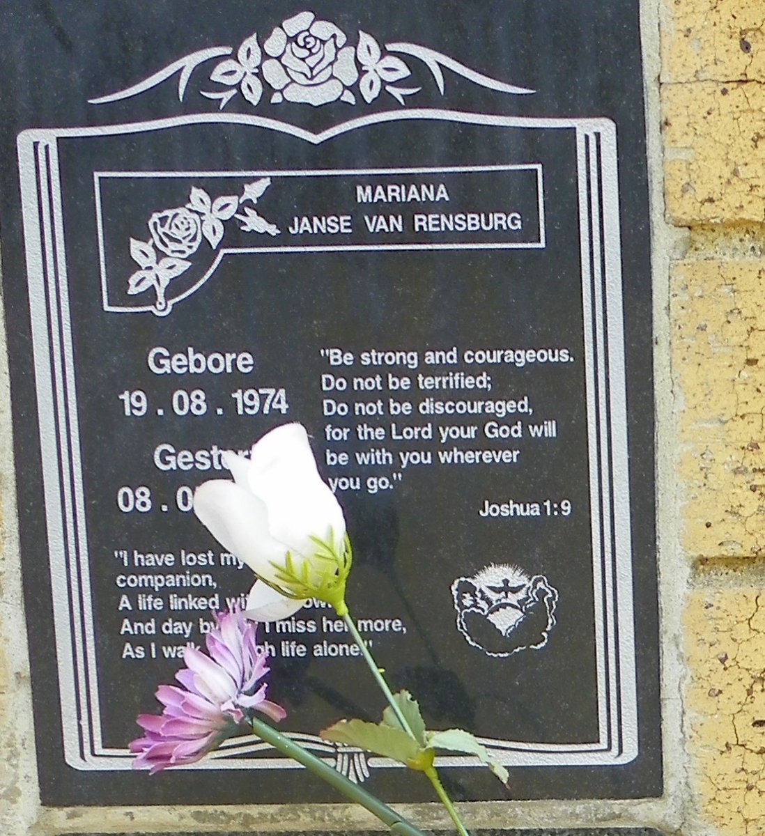 RENSBURG Mariana, Janse van 1974-