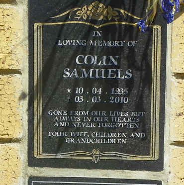 SAMUELS Colin 1935-2010