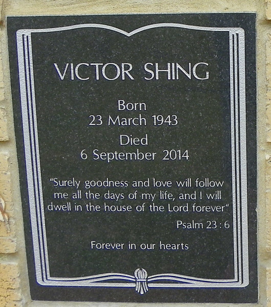 SHING Victor 1943-2014